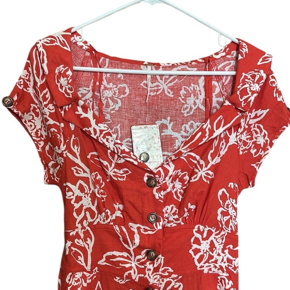 FREE PEOPLE A Thing Called Love Mini
Floral Dress NWT size 8 - Picture 7 of 15
